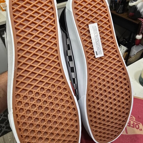 Vans Knu Skool Black White VN000D22BPB Sneaker Shoe Trainer Checkerboard SZ 10.5 - Picture 8 of 12